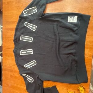 New w/tags Jordan Black Crewneck with Bold Lettering